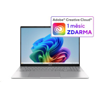 ASUS NTB Vivobook S 16 (S3607QA-PL019W), QS X1E-26-100, 16" 2560 x 1600, 16GB, 1TB SSD, Adreno, W11 Home, Silver