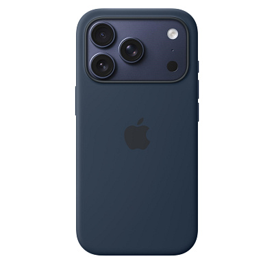 Apple iPhone 17 Pro Silicone Case with MagSafe – Midnight