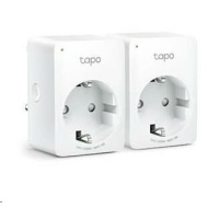 TP-Link Tapo P110(2-pack)(EU) chytrá WiFi mini zásuvka (3680W,16A,2,4 GHz,BT)