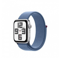 APPLE Watch SE GPS 40mm Silver Aluminium Case with Winter Blue Sport Loop