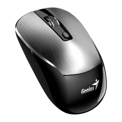 GENIUS myš NX-7125 Silver/ 1200 dpi/ bezdrátová/ Copilot/ stříbrná