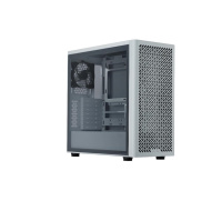 Cooler Master case Elite 502 White Lite, Průhledná bočnice, ATX, 1x 120mm Fan, bílá