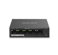 MERCUSYS switch MS105GP (5xGbE,4xPoE+,65W,fanless)