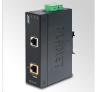 Planet IPOE-162 napájení po ethernetu IEEE802.3at, 30W, Gigabit, DIN, IP30, -40 až 75 C