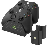 VENOM VS2881 Xbox Series S/X & One Black Twin Docking Station + 2 batteries