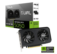 ASUS VGA NVIDIA GeForce RTX 5050 DUAL OC 8G, 8G GDDR6, 3xDP, 1xHDMI