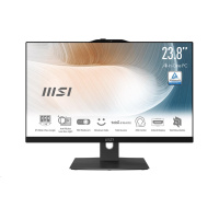 MSI PC AiO AM242TP (Modern AM242TP 1M-2021XEU), Core 5 120U, 23.8" FHD, Touch, 16GB, 512GB SSD, N/A, No OS, Black