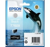 EPSON ink čer ULTRACHROME HD "Kosatka" - Light Light Black - T7609 (25,9 ml)