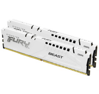 KINGSTON DIMM DDR5 64GB (Kit of 2) 6400MT/s CL32 ECC FURY Beast EXPO Bílá