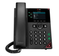 Poly VVX 250, 4linkový IP telefon, PoE