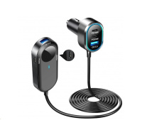 WG - Autonabíječka rozbočovač / 100W / 6 USB ports / 2x USB-A + 4x USB-C / s prodloužením