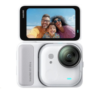 Insta360 GO Ultra miniaturní akční kamera, 4K Ultra HD, 60fps, magnetický systém uchycení, bílá