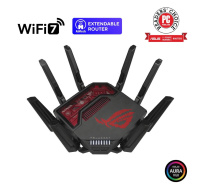 ASUS Herní Router ROG Rapture GT-BE19000, 3-pásmový WiFi7 Router, 2x WAN, 4x LAN, AiMesh