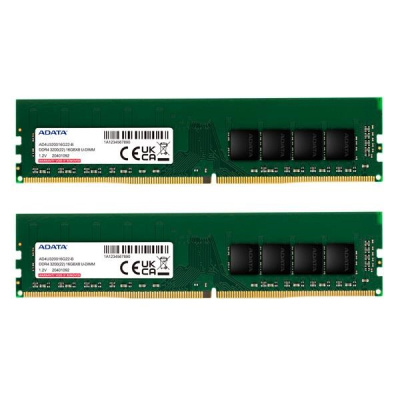 ADATA DIMM DDR4 16GB (Kit of 2) 3200MHz CL22 512x8, Premier Dual Tray