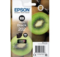 EPSON ink čer Singlepack "Kiwi" Photo Black 202 Claria Premium Ink 4,1 ml