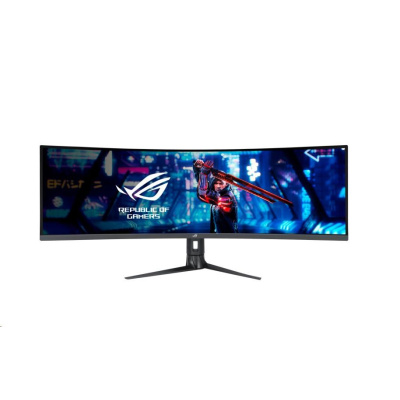 ASUS LCD 49" XG49WCR 5120x1440 ROG STRIX curved 165Hz DP HDMI USB-C-VIDEO+95W KVM dvě zařízení, RJ45, GAMING ulltra wide