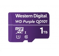 WD MicroSDXC karta 1TB Purple WDD100T1P0C Class 10 (R:100/W:60 MB/s)