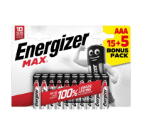 Energizer LR03/20 Max AAA 15+5 zdarma