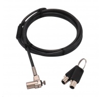 DICOTA Security Cable T-Lock Ultra Slim V2, masterkeyed, 3x7mm slot