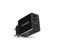 AXAGON ACU-DS16, SMART nabíječka do sítě 16W, 2x USB-A port, 5V/2.2A + 5V/1A