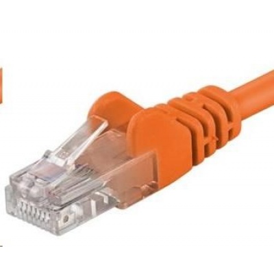 PREMIUMCORD Patch kabel UTP RJ45-RJ45 CAT5e 3m oranžová