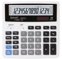 REBELL kalkulačka - BDC314 - bílá