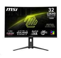 MSI LCD MAG 321CUPDF, 31.5", 3840x2160, Rapid VA, 160Hz, 0,5ms, VESA 100x100, Black