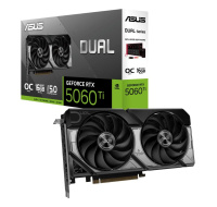 ASUS VGA NVIDIA GeForce RTX 5060 Ti DUAL OC 16G, 16GB GDDR7, 3xDP, 3xHDMI