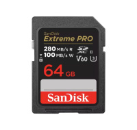 SanDisk SDXC karta 64GB Extreme PRO (280 MB/s Class 10, UHS-II V60)