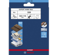 Bosch EXPERT W480 Web 1/4 ruční brusná síť, 115 × 140 mm, G320