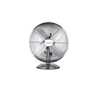 Orava SF-100 X stolní oscilující ventilátor, 3 stupně rychlosti, oscilace doprava a doleva, stříbrná