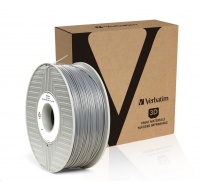 VERBATIM 3D Printer Filament ABS 1.75mm, 404m,1kg silver/metal grey (OLD PN 55016)