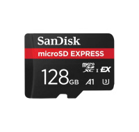 SanDisk micro SDXC karta 128GB Express (880/480 MB/s,  A1,  UHS-I,  U3)
