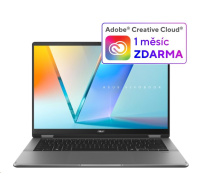 BAZAR - ASUS NTB Vivobook 14 Flip (TP3407SA-OLED021W), Ultra 7-256V, 14" 1920 x 1200, 16GB, 1TB SSD, Intel Arc, W11 Home