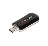 VERBATIM Flash Disk 64GB Plectra USB-C 3.0, černá