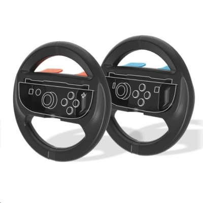 BAZAR - Dvojice volantů pro ovladače Joy-Con 2 - Poškozený obal (Komplet)