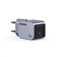 UGREEN síťová rychlonabíječka Nexode Pro 30W 1-Port USB-C, GaN, stříbrná