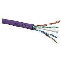 Instalační kabel Solarix UTP, Cat6, drát, LSOH, box 100m SXKD-6-UTP-LSOH