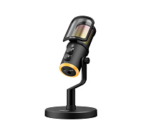 GENIUS streamovací mikrofon MIC-S400U/ USB-C/ USB/ černý