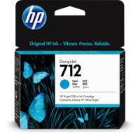 HP 712 29-ml Cyan DesignJet Ink Cartridge