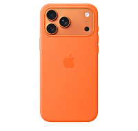 Apple iPhone 17 Pro Max Silicone Case with MagSafe – Orange