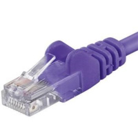 PremiumCord Patch kabel UTP RJ45-RJ45 CAT6 1,5m fialová