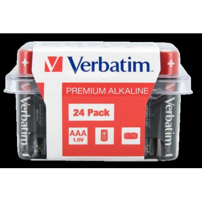 Bazar - VERBATIM Alkalická Baterie AAA 24 Pack / LR03 poškozený obal