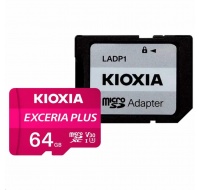 KIOXIA Exceria Plus microSD card 64GB M303, UHS-I U3 Class 10