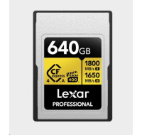 Lexar CFexpress 4.0 Pro Gold, VPG400, R1800/W1650 (Type A) 640GB