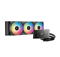 DEEPCOOL Vodní chladič LT360 VISION ARGB, 3x120mm, ARGB, AM5, LGA1851, černá