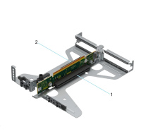 DELL Riser Config 2 Butterfly Gen4 Riser (x8/x8) PowerEdge R360 CK