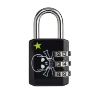 Master Lock Kombinační visací zámek 1509EURDSKULL - 30mm