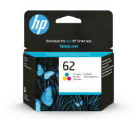 HP 62 Tri-color Original Ink Cartridge (165 pages)