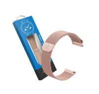 RhinoTech univerzální řemínek milánský tah Quick Release 20mm růžovo-zlatý